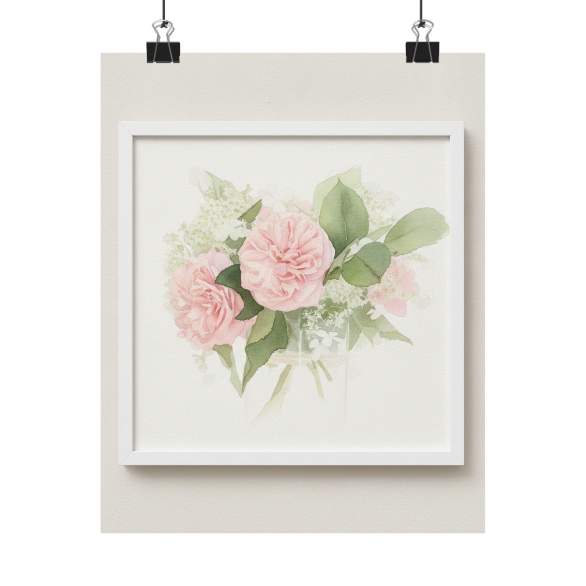 Watercolor — Flower — Matte Poster