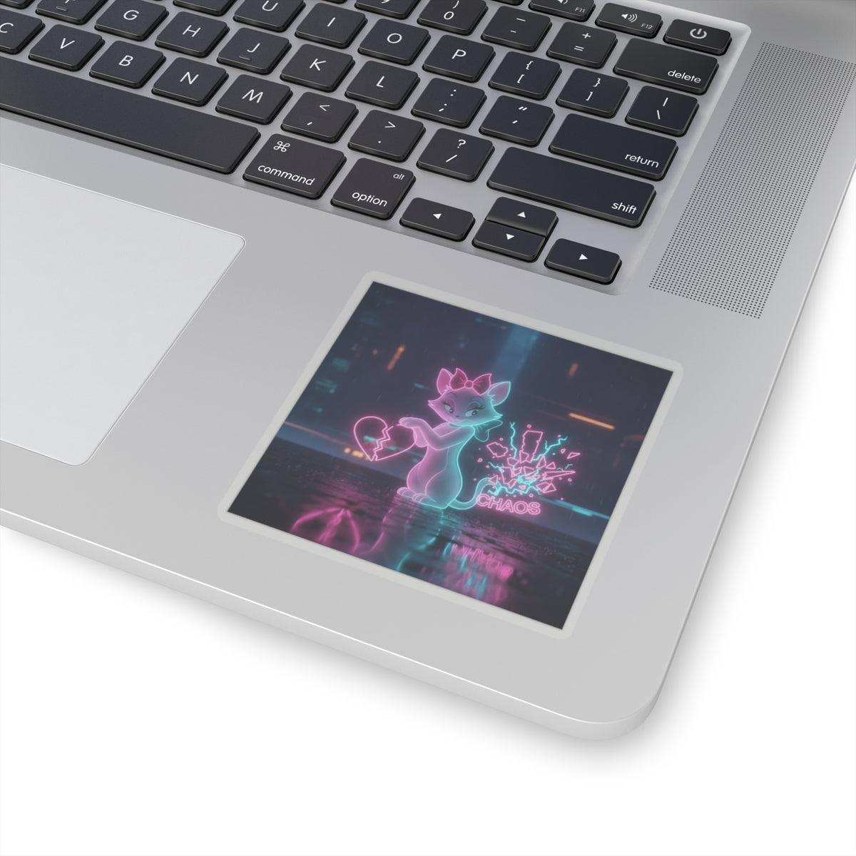 Neon Noir — Cat — Kiss-Cut Sticker