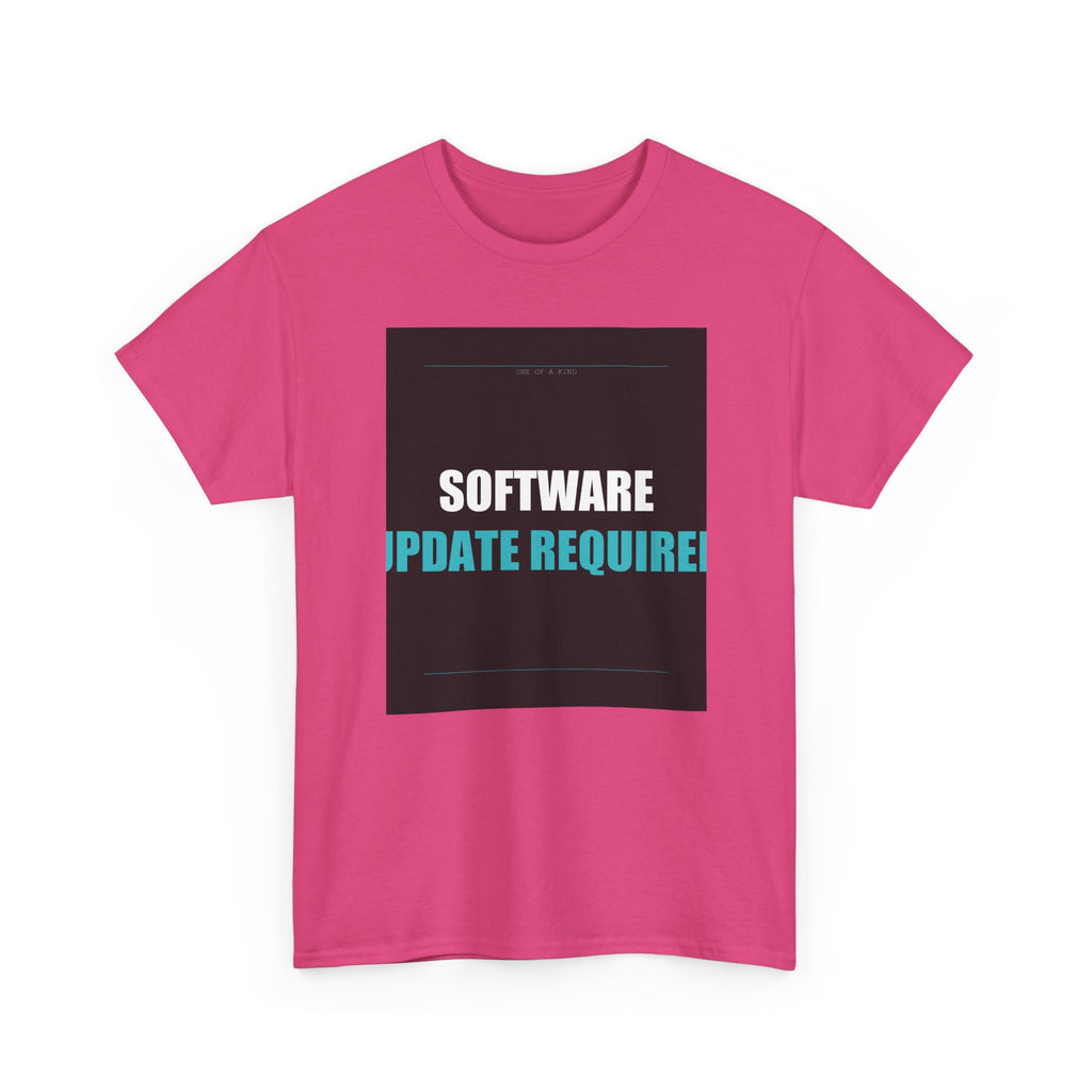 SOFTWARE UPDATE REQUIRED Cyan Type Graphic Tee