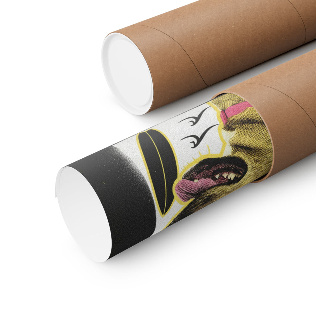 Streetwear Collage — Dog — Matte Poster