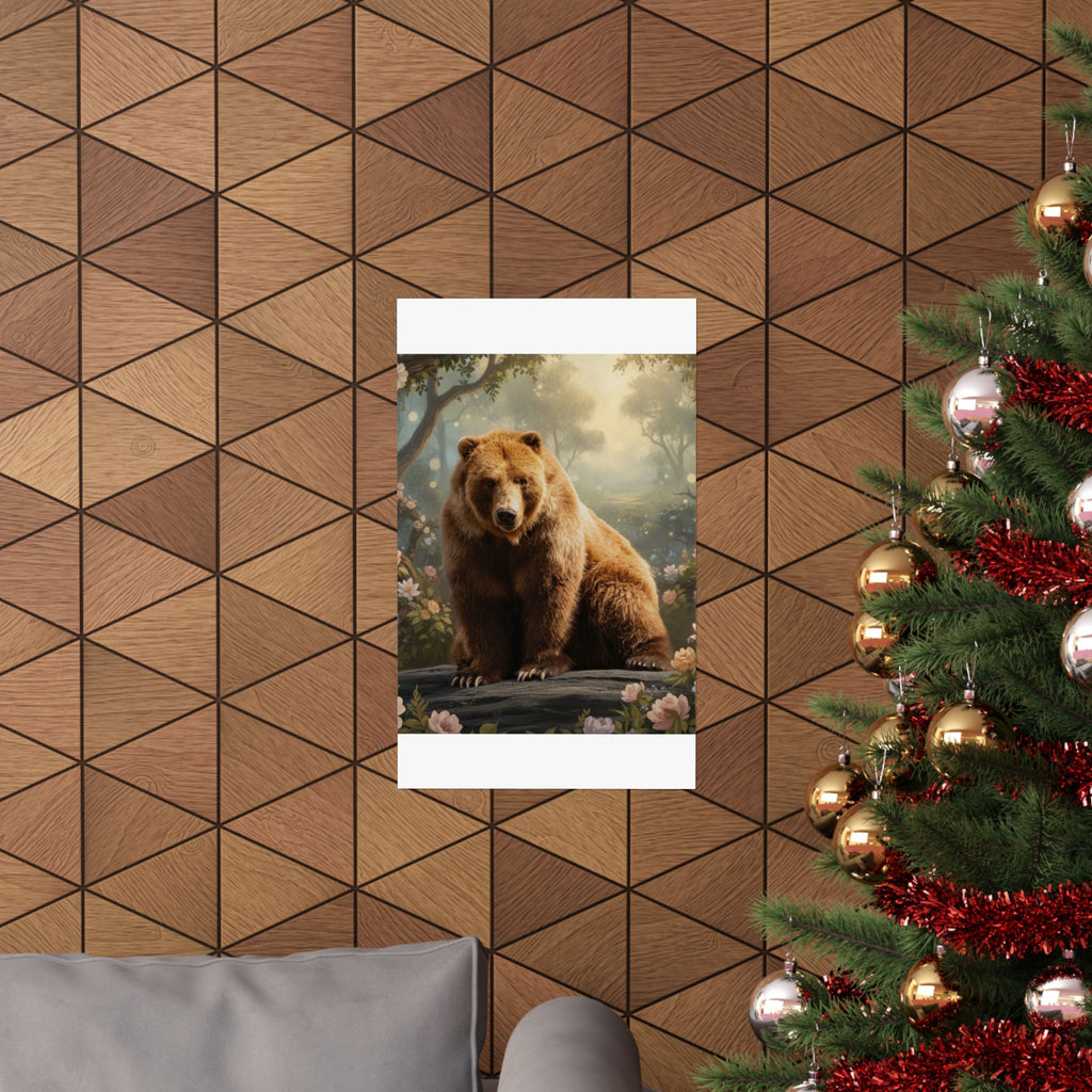 Scenic Nature — Bear — Matte Poster
