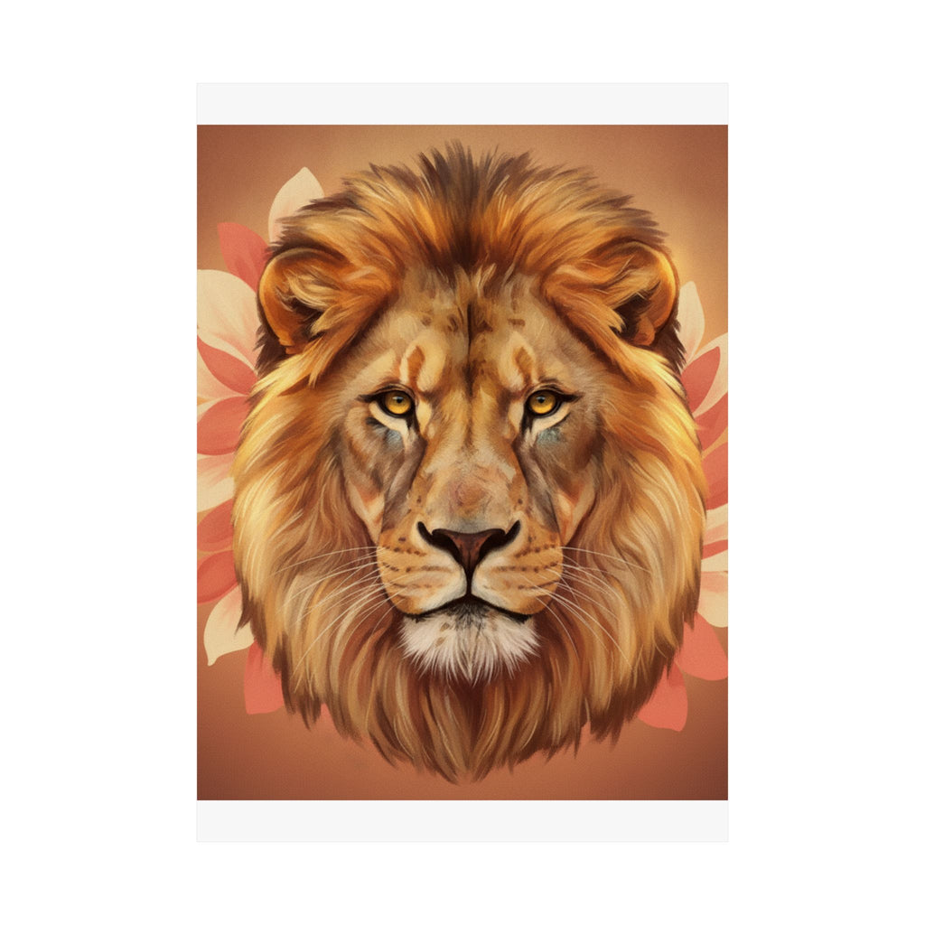 Southern Sunset — Lion — Matte Poster